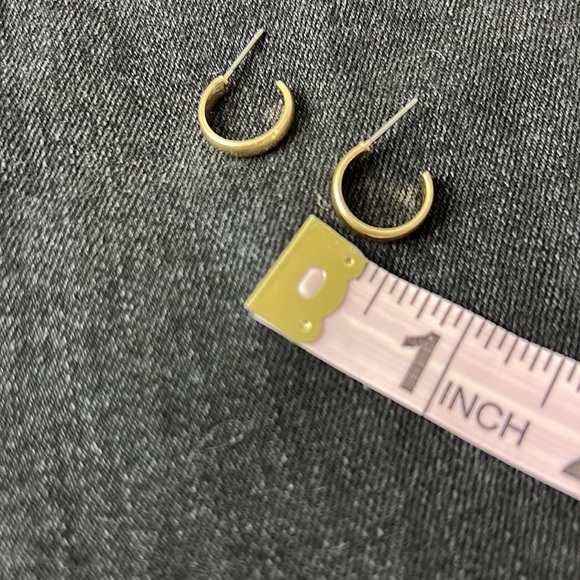 NWOT! Earrings Hoops Cuffs Gold Mini Studs Nordstrom Super Cute! - Picture 6 of 6
